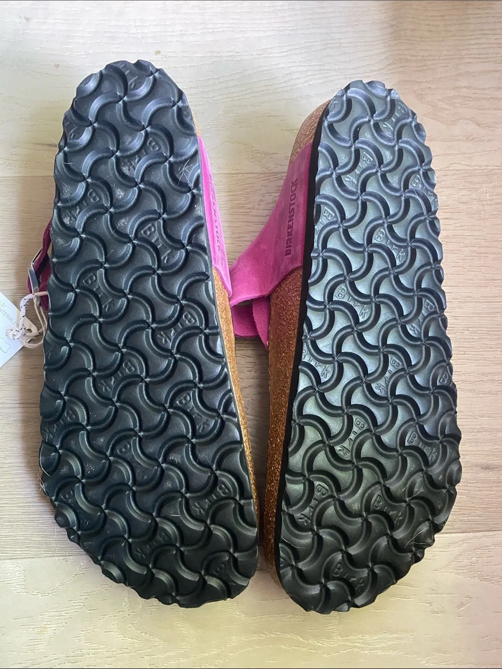 NWT! Birkenstock Gizeh Braided Oiled Leather Sandals Festival Fuchsia - 8.5 (39)